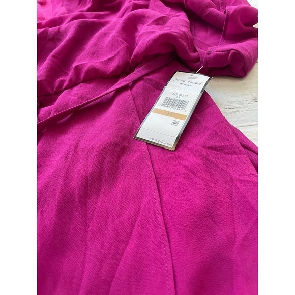 JESSICA HOWARD Womens Purple Blouson Dress Plus - Picture 7 of 7